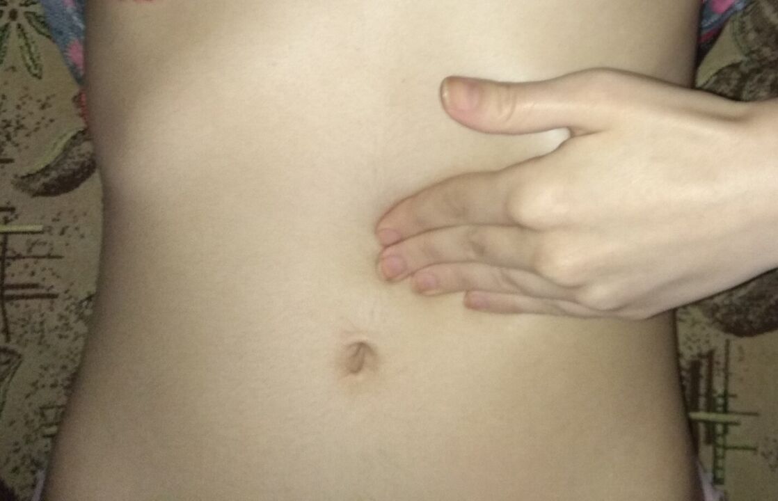 Terve kõht pärast ravi NEOfloraxi kapslitega